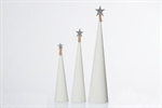 Juletræ Cement cone hvid e størrelser fra OOhh Lübech Living - Tinashjem